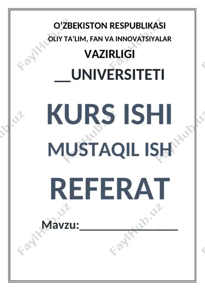 prostaglandinlar va ularning biologik ta'siri — DOCX