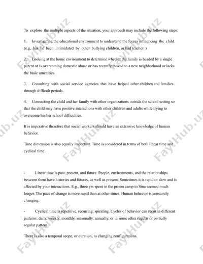 social work ethics and human behavior presentation — DOCX