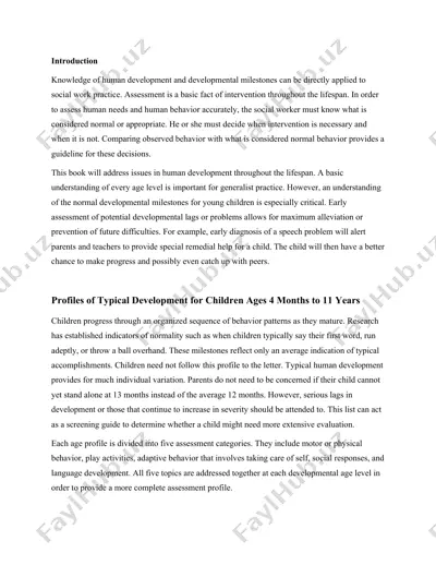 profiles of typical development for children ages 4 months to 11 years — DOCX