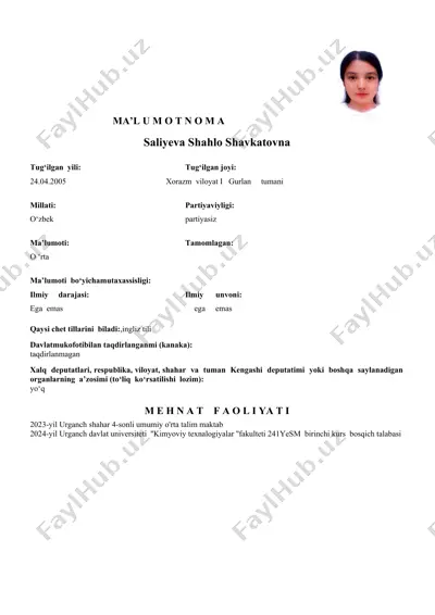 soffuzbackend dasturi — DOCX