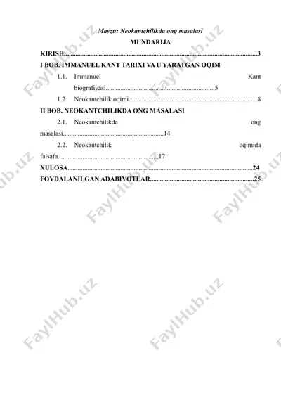 neokantchilikda ong masalasi — DOCX