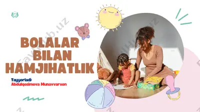 bolalar bilan hamjihatlik — PDF