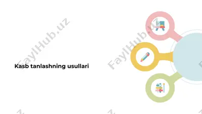kasb tanlashning usullari — PPTX