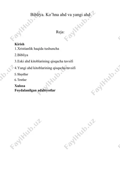 bibliya. ko’hna ahd va yangi ahd — DOCX