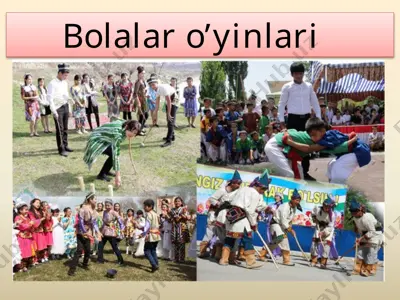 bolalar o’yinlari — PPTX
