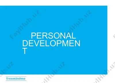 personal development — PPTX
