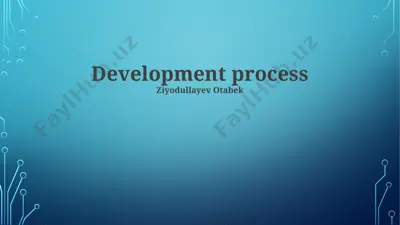 development process — PPTX