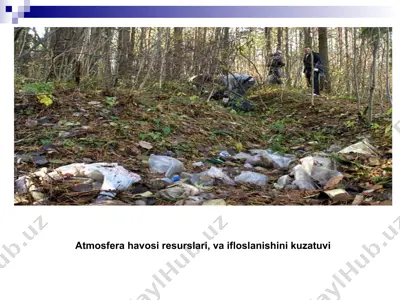 atmosfera havosi resurslari, va ifloslanishini kuzatuvi — PPTX