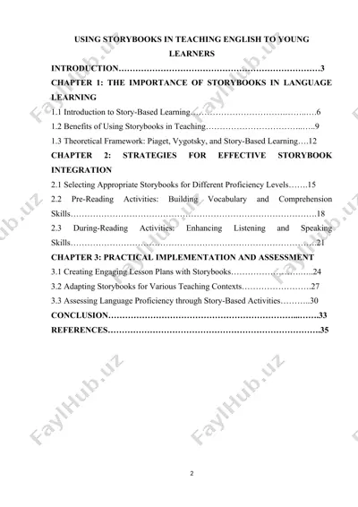 using storybooks in teaching english to young learners — DOCX