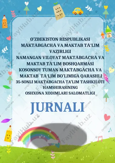 xodimlarni tibbiy ko‘riklarini qayd etish (35-sonli maktabgacha ta’lim tashkilotida) — DOCX