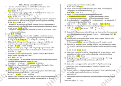 fizika. yakuniy nazorat [2-variant] — DOCX