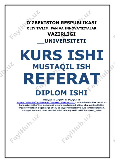 italiya iqtisodiyoti haqida referat — DOCX