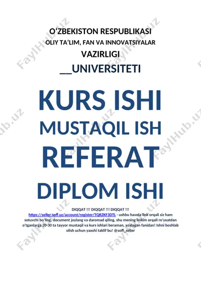 ikki dielektrik chegarasidan yassi to‘lqinlarni qaytishi va sinishi — DOCX