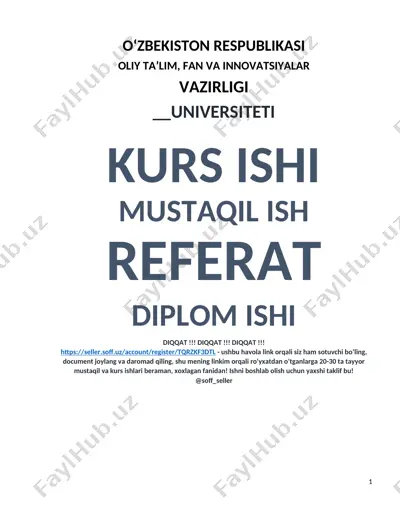 xalqaro iqtisodiy munosabatlarning jahon globallashuvi rivojlanishi jarayonlariga taʼsiri — DOCX