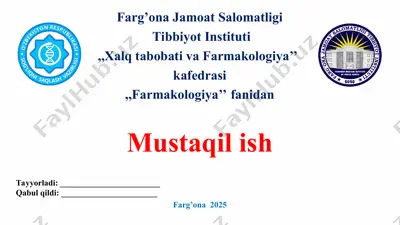 dorilarning ta'sir turlari. dorilarning nojoʻya ta'siri va uning oldini olish. taqdimot 14 bet. — PPT