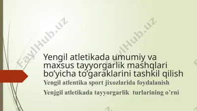 yengil atletika — PPTX