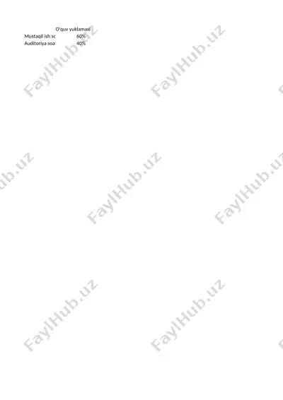 kredit-modul tizimida o‘quv jarayonining me’yoriy va uslubiy ta’minoti — PPTX