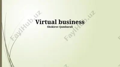 virtual business — PPTX