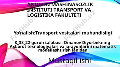 dasturiy ta’minot va uning rivojlanish tendensiyalari — PPTX