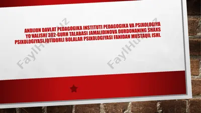 shaxsiyat nazariyasida ijtimoiy-kognitiv yoʻnalish. albert bandura — PPTX