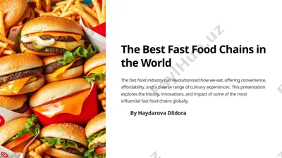 the best fast food chains in the world — PPTX