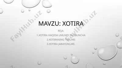 xotira — PPTX