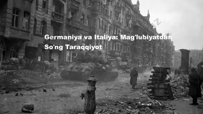 germaniya va italiya: magʻlubiyatdan soʻng taraqqiyot — PPTX