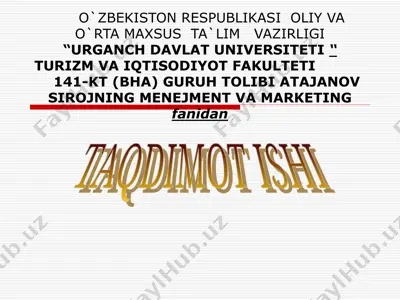 korxona va tashkilotlarning   mehnat resurslarini boshqarish — PPT