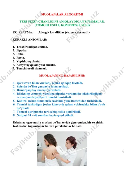 muolajalar algoritm — DOCX