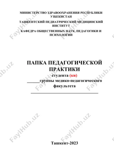 педагогическая практика — DOCX
