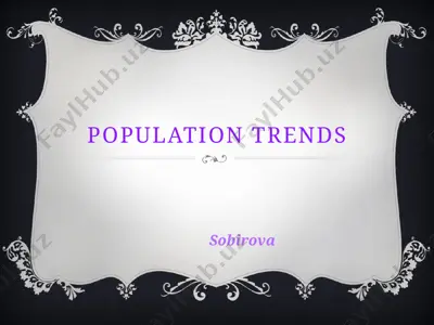 population trends — PPTX