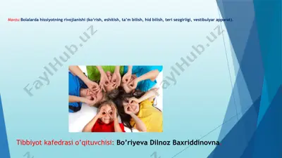 bolalarda hissiyotning rivojlanishi — PPTX