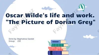 "the picture of dorian grey" — PPTX