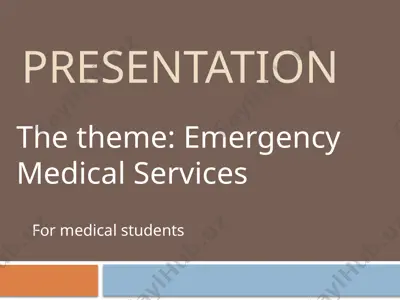 emergency medical services — PPTX