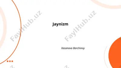 jaynizm — PPTX