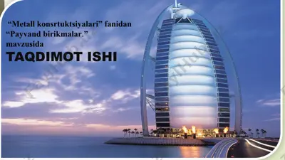 payvand birikmalar — PPTX
