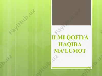 qofiya — PPTX