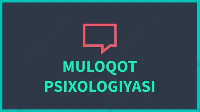 muloqot psixologiyasi — PPTX