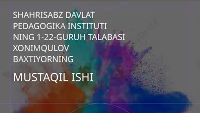 to`g`ri chiziqlar dastasi — PPTX