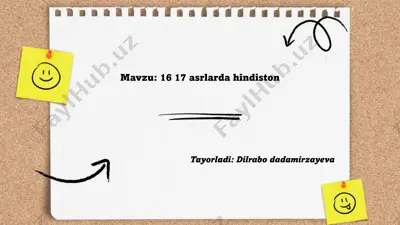 16-17 asrlarda hindiston — PPTX