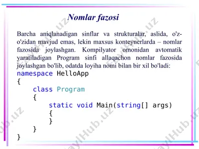 nomlar fazosi — PPTX