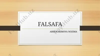 falsafa — PPTX