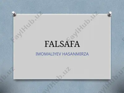 falsafa — PPTX
