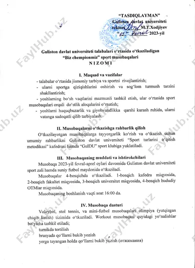 "biz chempion miz" sport musobaqalari — PDF