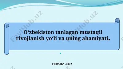 termiz -2022 — PPTX
