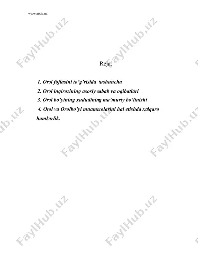 orоl fоjiаsining аtrоf muхitgа sаlbiy tа’siri — DOC
