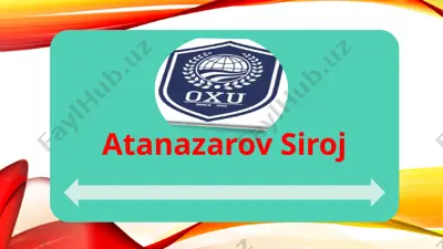 jismoniy tarbiya va sportning huquqiy asoslari — PPTX