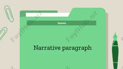 narrative paragraphs — PPTX