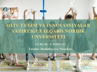 bolalarni tabiat bilan tanishtirish — PPTX