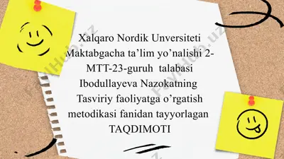 katta guruhlarda applikatsiyaning mazmuni va vazifalari — PPTX